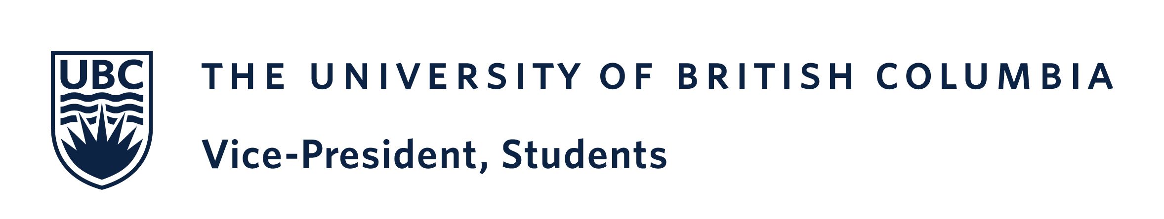 UBC, Vice-President, Students logo